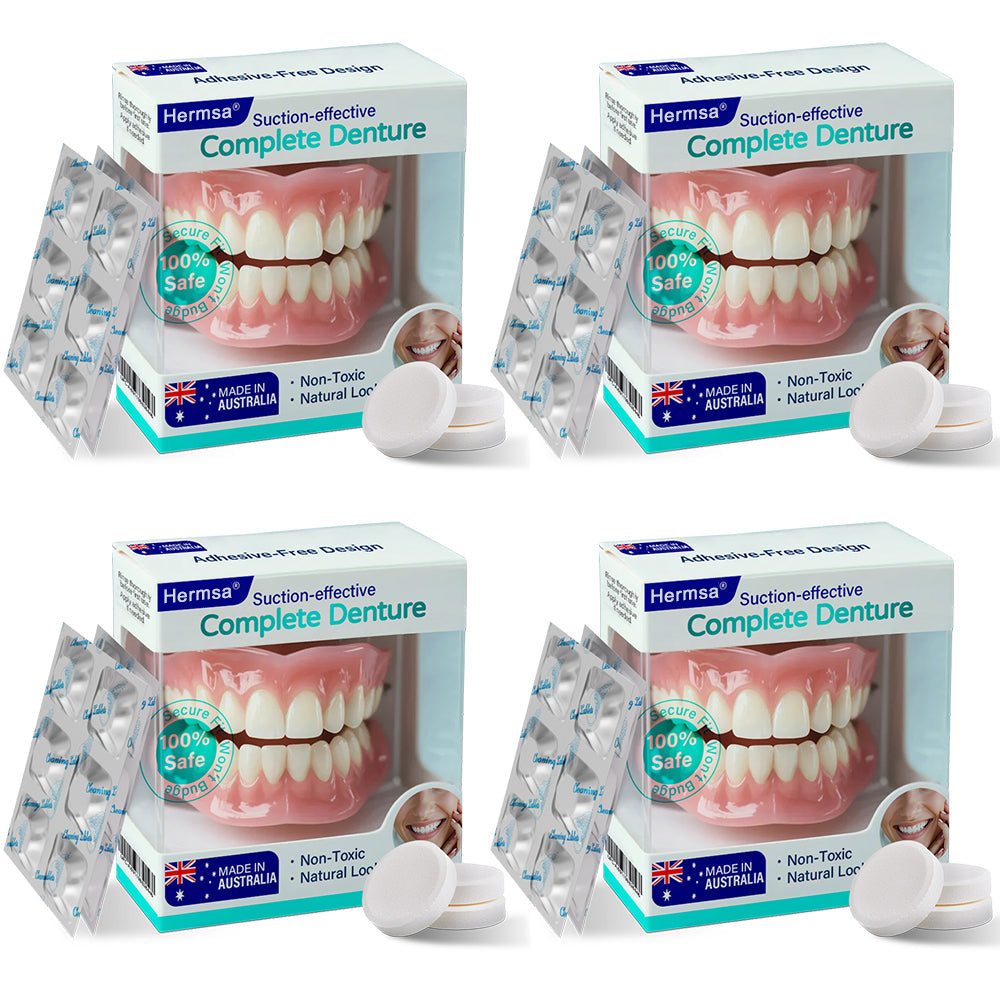 ✅ Made and Shipped from Australia | Hermsa® Suction-fit Complete Denture🍀