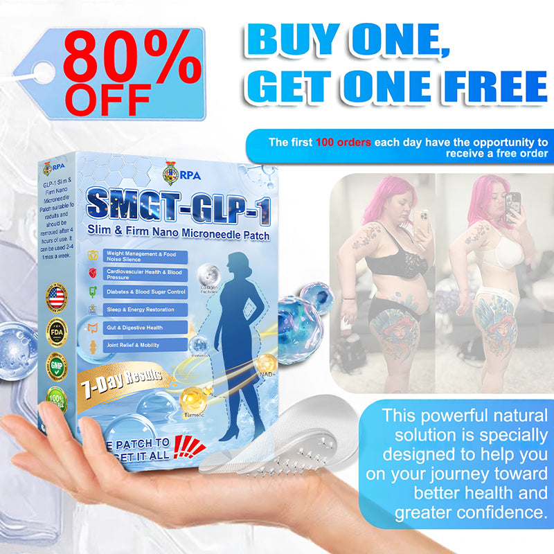 FDA Official Store | Rpaweightloss GLP-1 Slim & Firm Nano Microneedle Patch with Collagen, Turmeric & Matrixyl 3000丨Obesity, Cardiovascular Disease, Diabetes, Sleep Apnea, Joint Problems and More
