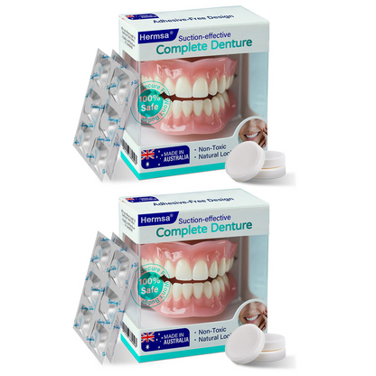 ✅ Made and Shipped from Australia | Hermsa® Suction-fit Complete Denture🍀